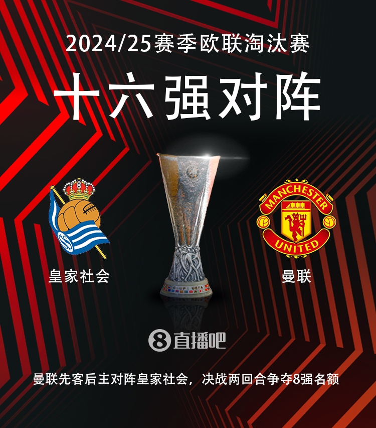  歐聯(lián)16強對陣：曼聯(lián)vs皇家社會??！