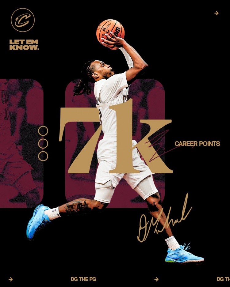  未來可期！加蘭騎士生涯得分達到7000分 隊史第11位！