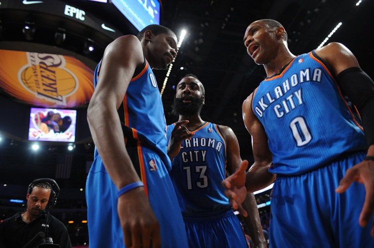  雷霆三少得分全部進(jìn)入歷史前20！他們是NBA歷史最大的如果嗎？